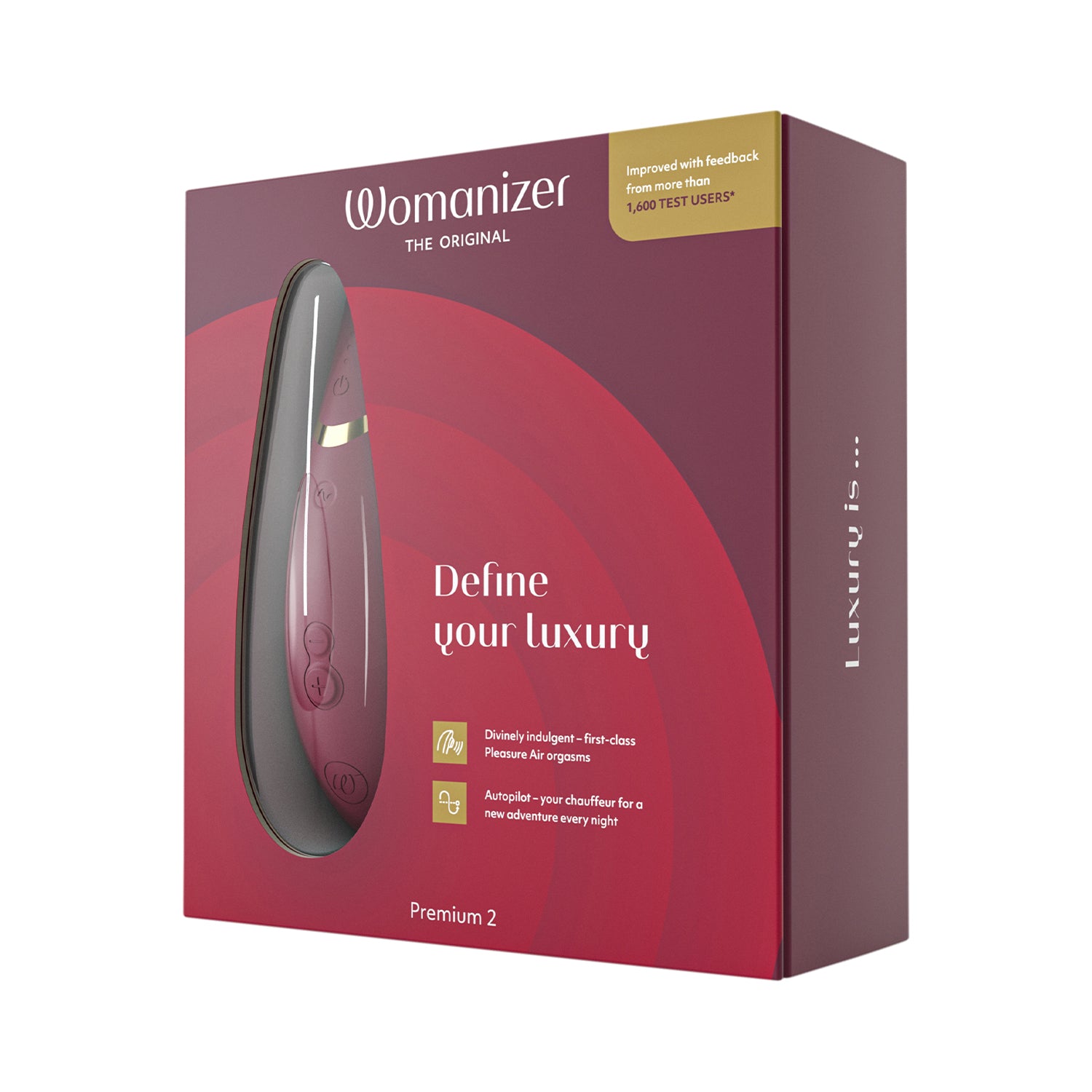 Womanizer - Premium 2 Silicone Rechargeable Clitoral Stimulator
