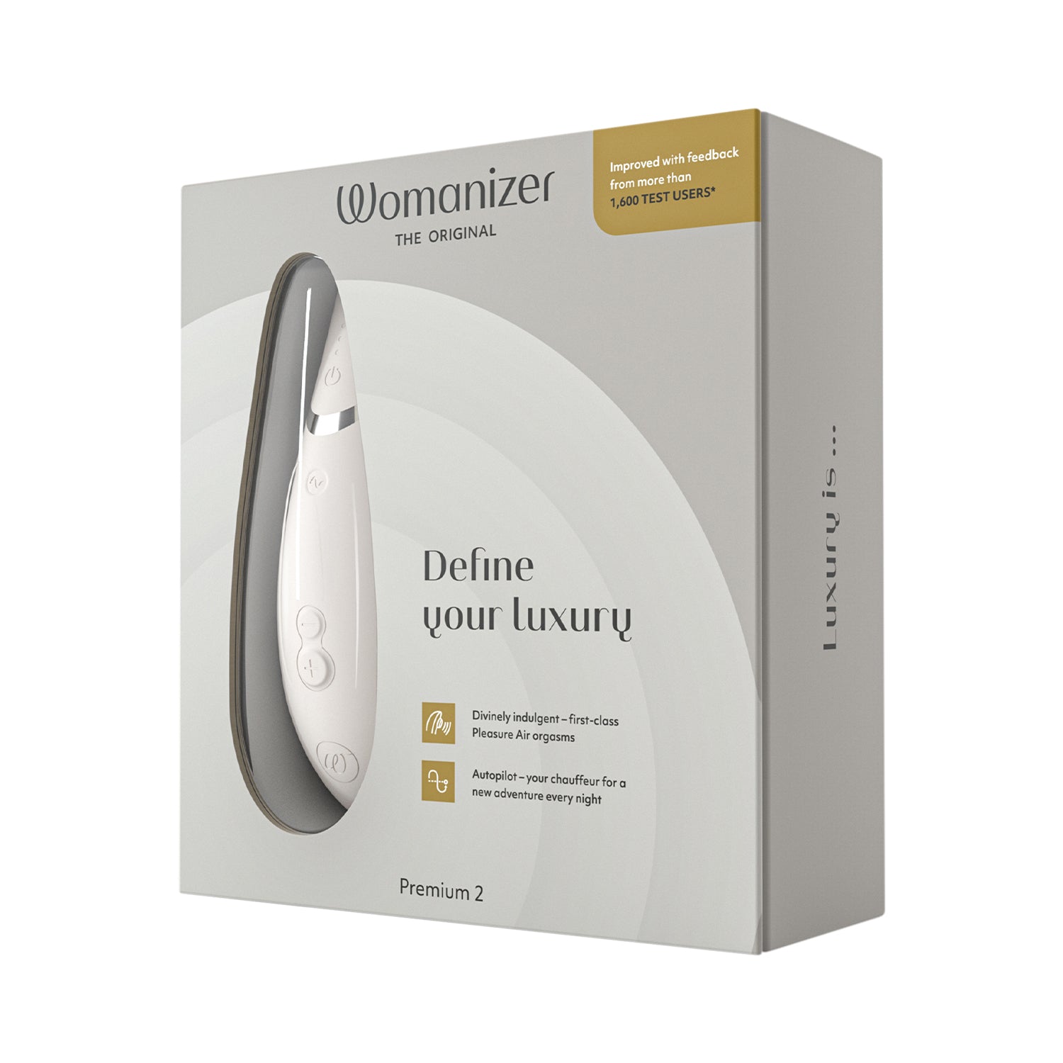 Womanizer - Premium 2 Silicone Rechargeable Clitoral Stimulator