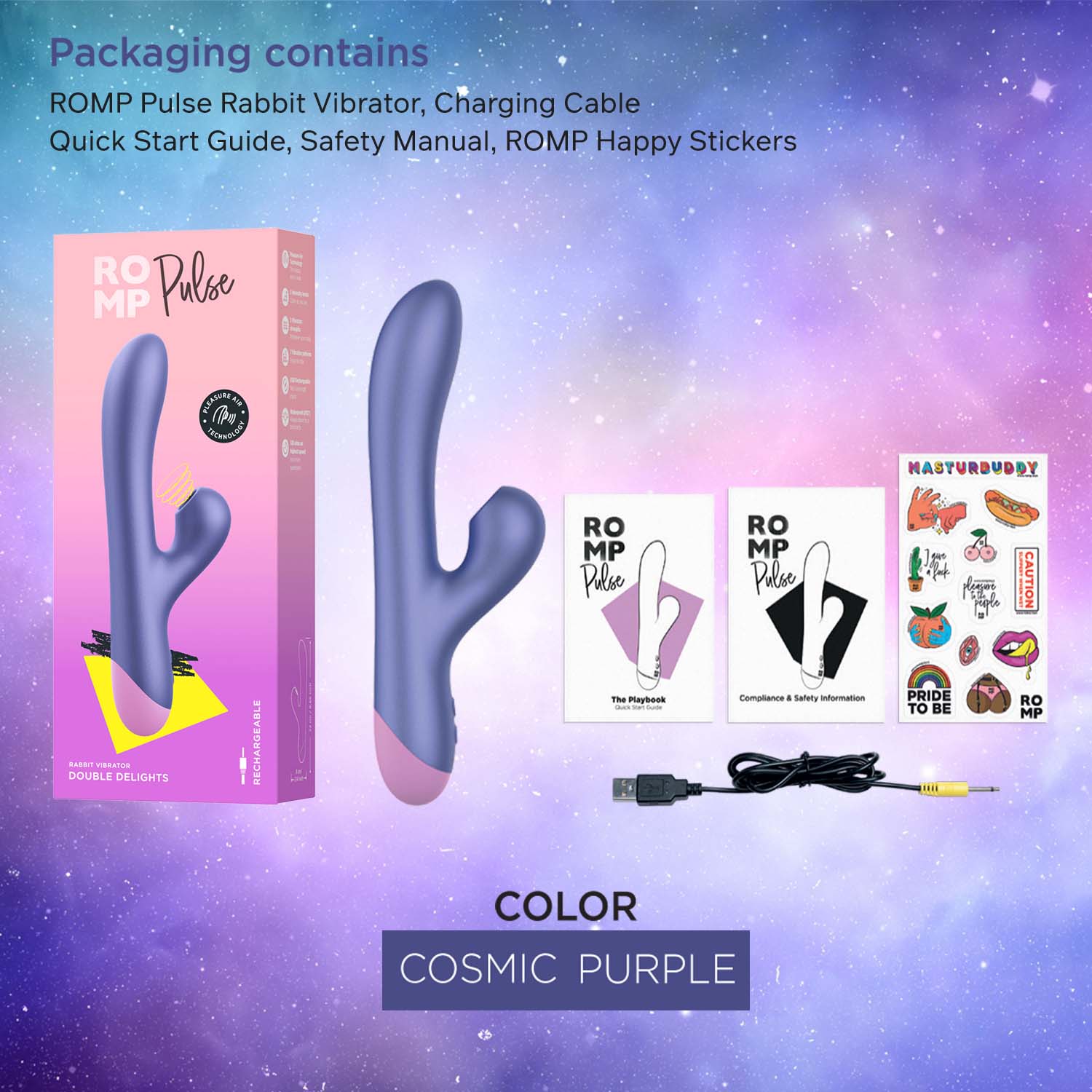 ROMP - Pulse Pleasure Air Rabbit Vibrator