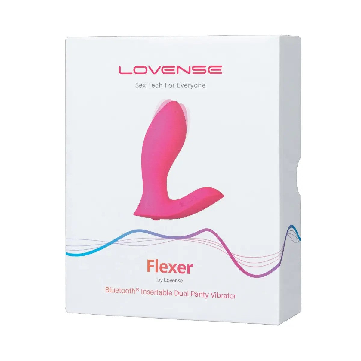 Lovense - Flexer App-Controlled Dual Stimulation Panty Vibrator (Pink)