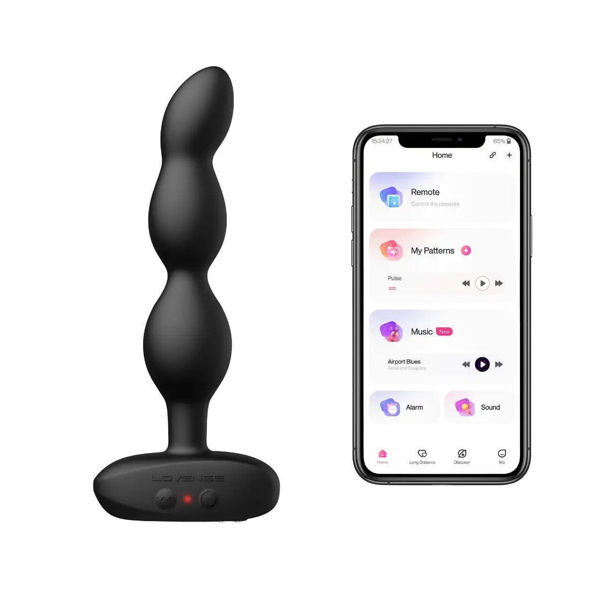 Lovense - Ridge App-Controlled Vibrating and Rotating Anal Beads