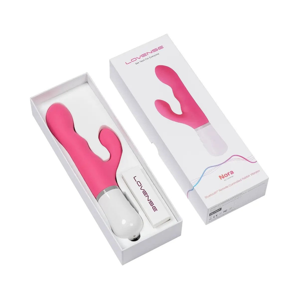 Lovense - Nora App Controlled Rotating Rabbit Vibrator (Works With Max 2)