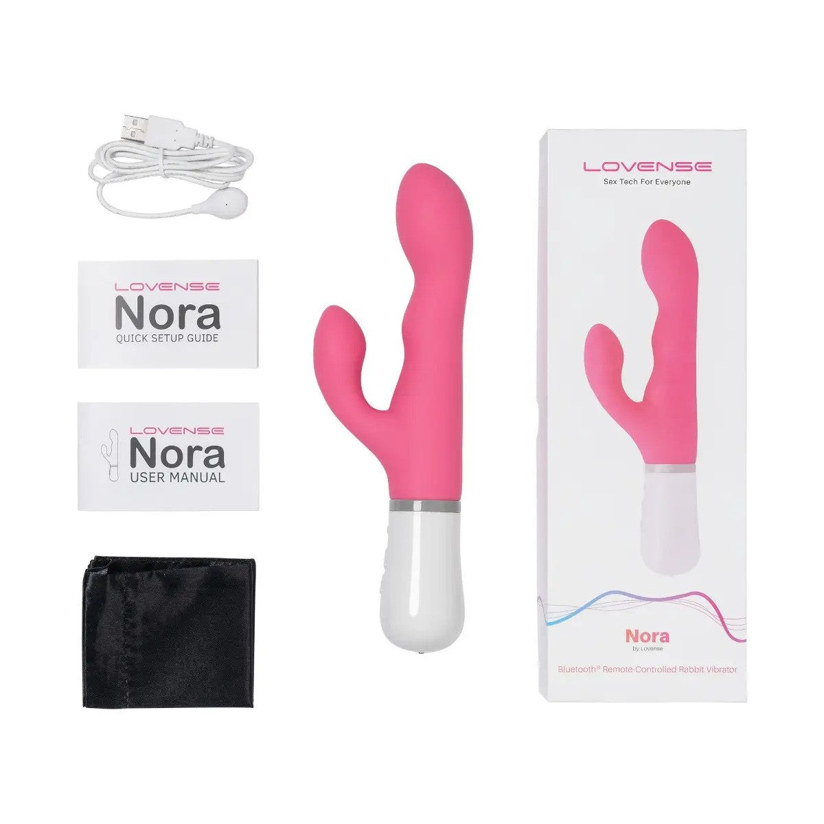 Lovense - Nora App Controlled Rotating Rabbit Vibrator (Works With Max 2)