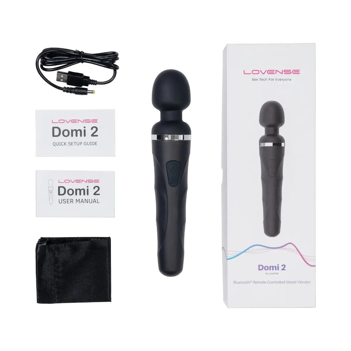 Lovense - Domi Wand 2 App-Controlled Super Powerful Vibrator