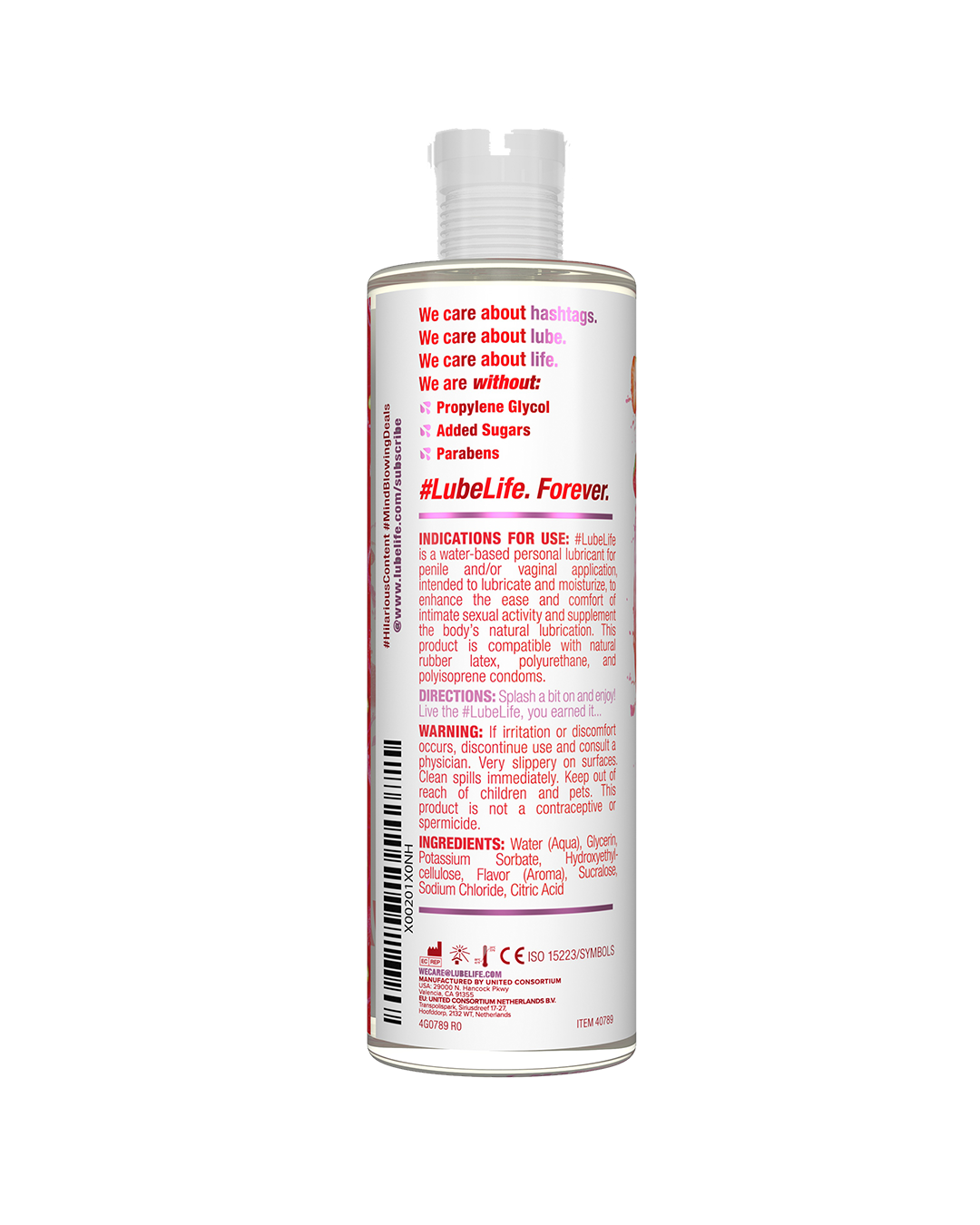 #LubeLife | Strawberry Flavored Water-based Lubricant