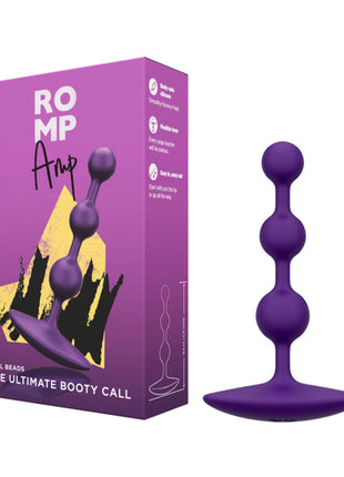 Romp - Amp Silicone Anal Beads (Purple)