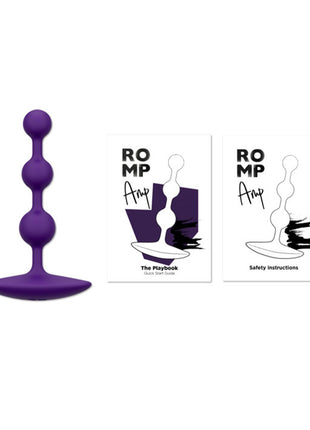 Romp - Amp Silicone Anal Beads (Purple)