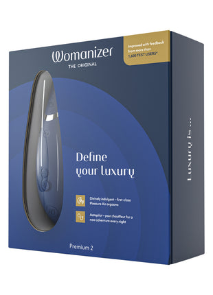Womanizer - Premium 2 Silicone Rechargeable Clitoral Stimulator