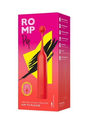 Romp - Pop Aim to Please Silicone Clitoral Stimulator and Pinpoint Vibrator