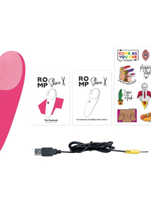 ROMP - Shine X Rechargeable Clitoral Stimulator Get Your Glow On