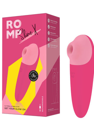 ROMP - Shine X Rechargeable Clitoral Stimulator Get Your Glow On