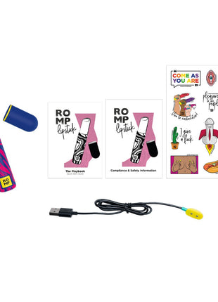 ROMP - Lipstick Rechargeable Clitoral Stimulator Plump Up Your Pleasure