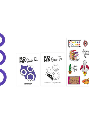 ROMP - Remix Trio 3-piece Silicone Cock Ring
