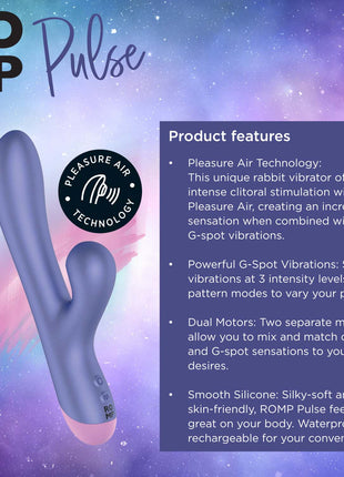 ROMP - Pulse Pleasure Air Rabbit Vibrator