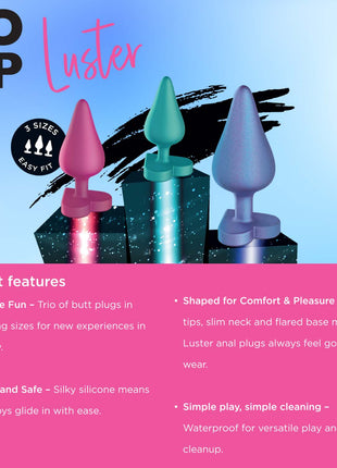 ROMP - Luster 3-piece Anal Training Kit