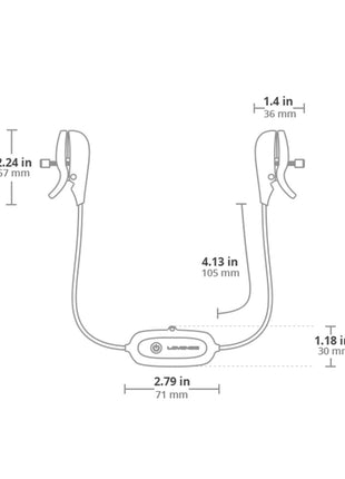 Lovense - Gemini App Controlled Vibrating Nipple Clamps