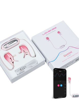 Lovense - Gemini App Controlled Vibrating Nipple Clamps