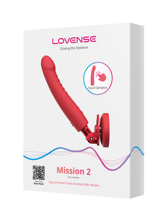 Lovense - Mission 2 App-Controlled Touch Sensitive Suction Cup Dildo