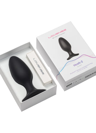 Lovense - Hush 2 Bluetooth Remote-Controlled Wearable Butt Plug