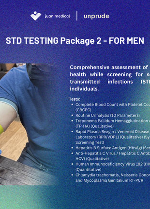 Home Service STI Test for Men Package 2