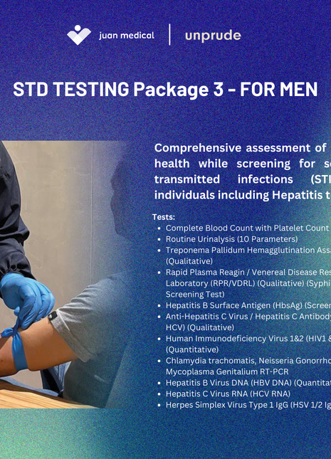 Home Service STI Test for Men Package 3