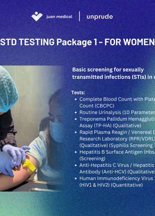 Home Service STI Test for Women Package 1