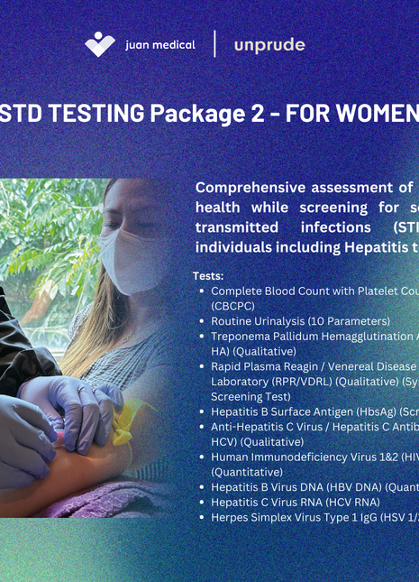 Home Service STI Test for Women Package 2