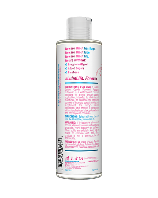 #LubeLife  |  Cotton Candy Flavored Water-based Lubricant