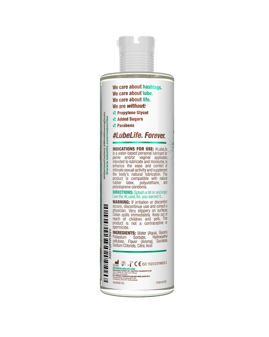 #LubeLife  |  Mint Chocolate Chip Flavored Water-based Lubricant