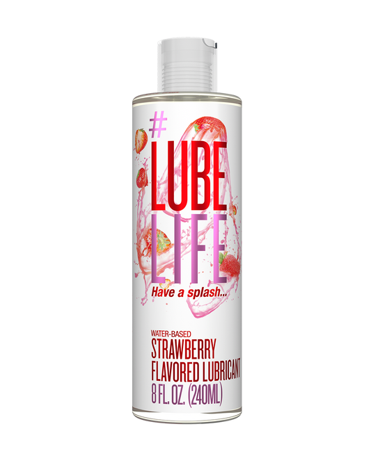 #LubeLife  |  Strawberry Flavored Water-based Lubricant